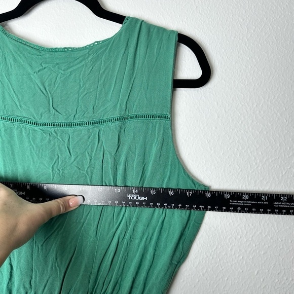 Matilda Jane Down In The Valley Maxi Dress Women’s Medium Green Boho Prairie - Picture 10 of 12